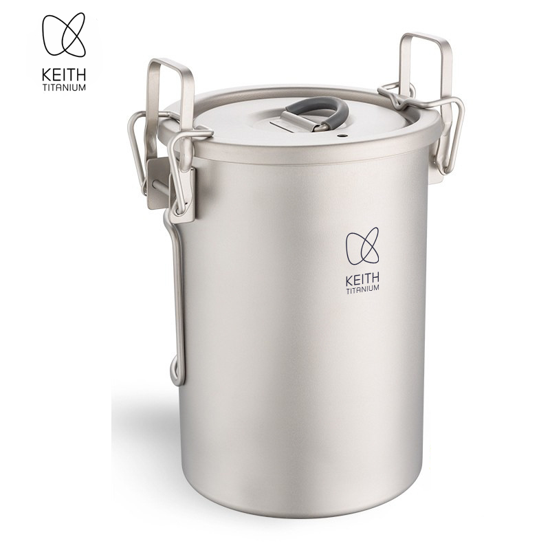 Camping Cooking Gadgets - Olla para Arroz KEITH de Titanio