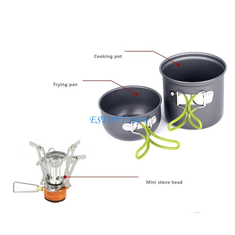 Camping Cooking Easy - Kits utensilios cocina para acampar G6DE,