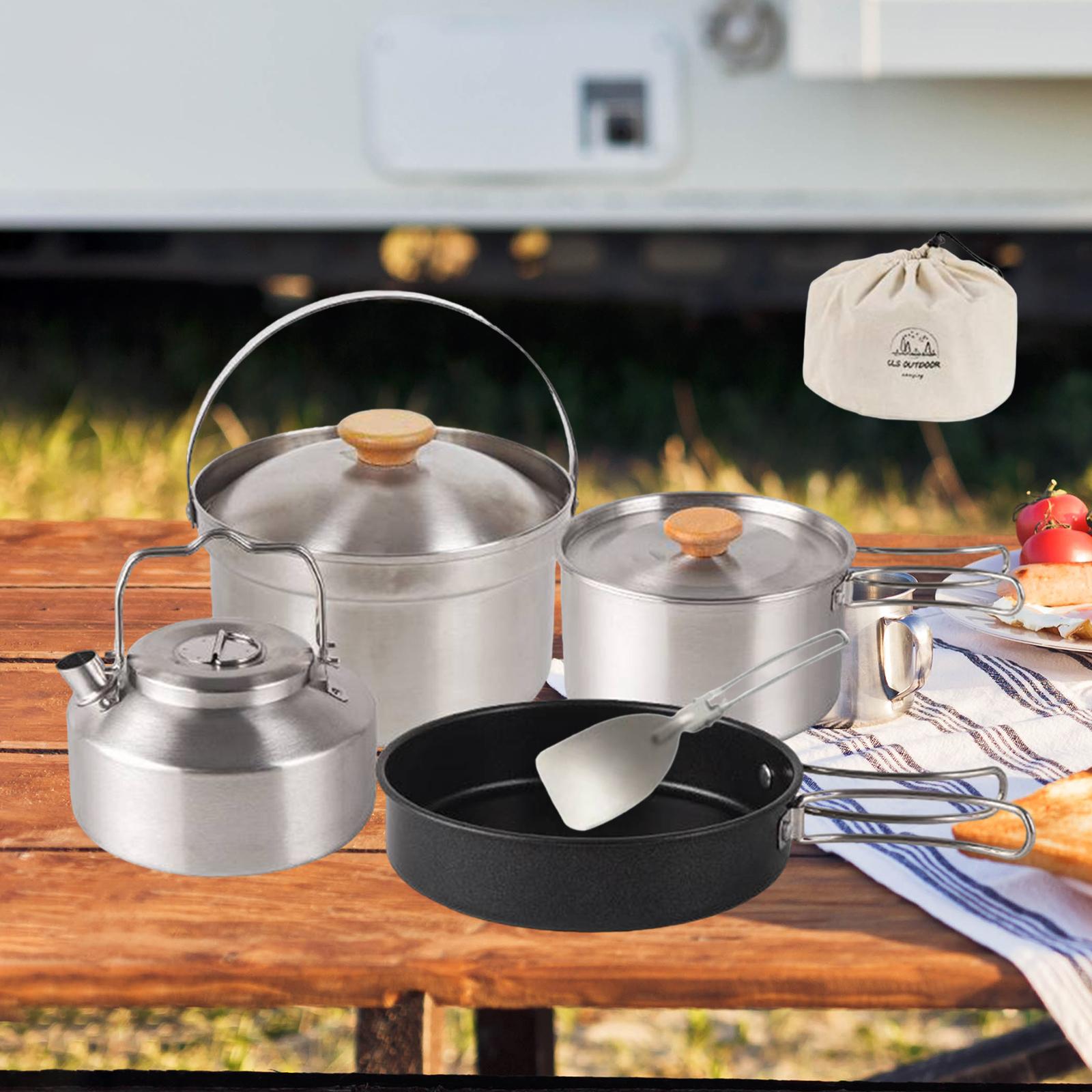 Camping Cooking Handle - Utensilios de cocina para acampar, equipo