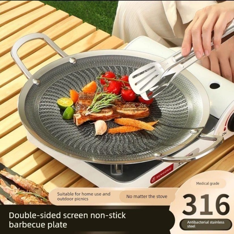 Camping Cooking Gas - Sartén Multifuncional de Acero Inoxidable 316