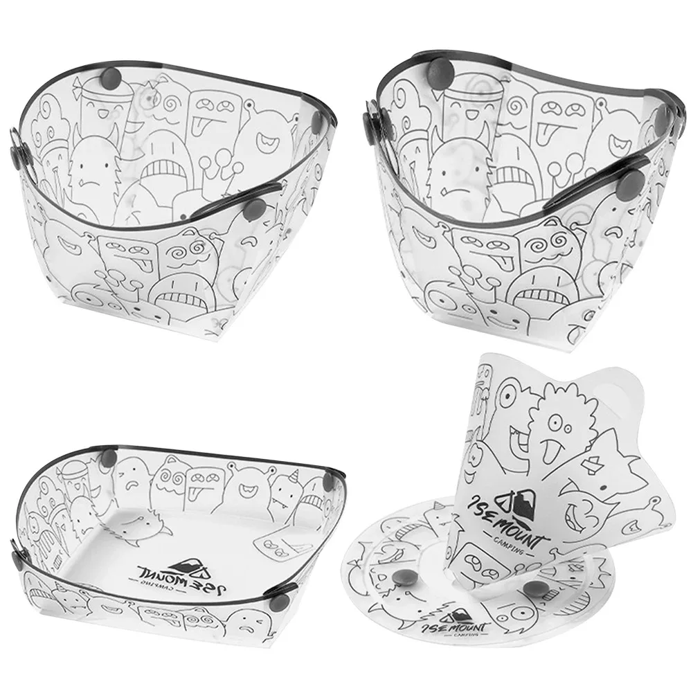 Camping Cooking Utensils Kit - Vajilla plegable de PP, juego de