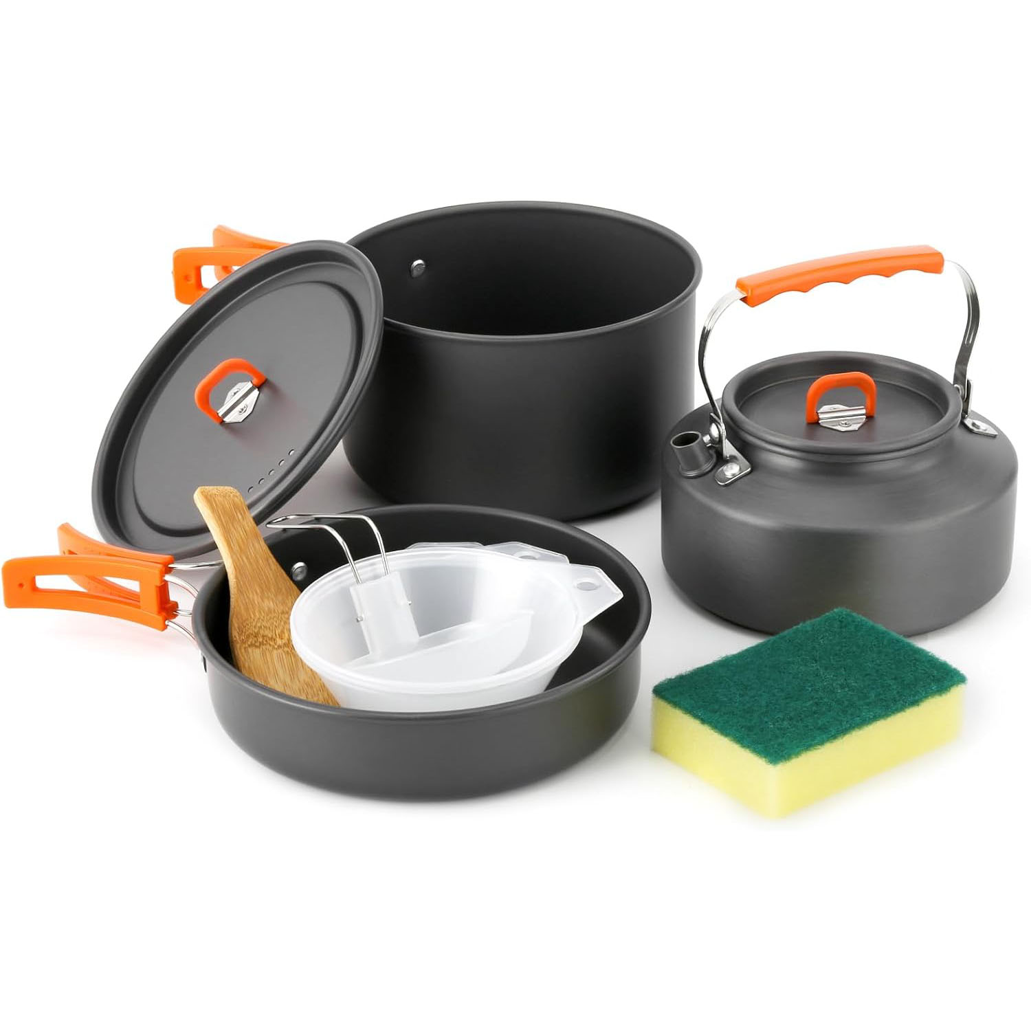 Camping Cooking Kettle - Utensilios de Cocina para Camping, Juego