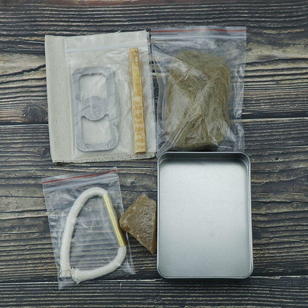 Camping Cooking Utensils Kit - 1 Juego de Cuerda para Encender