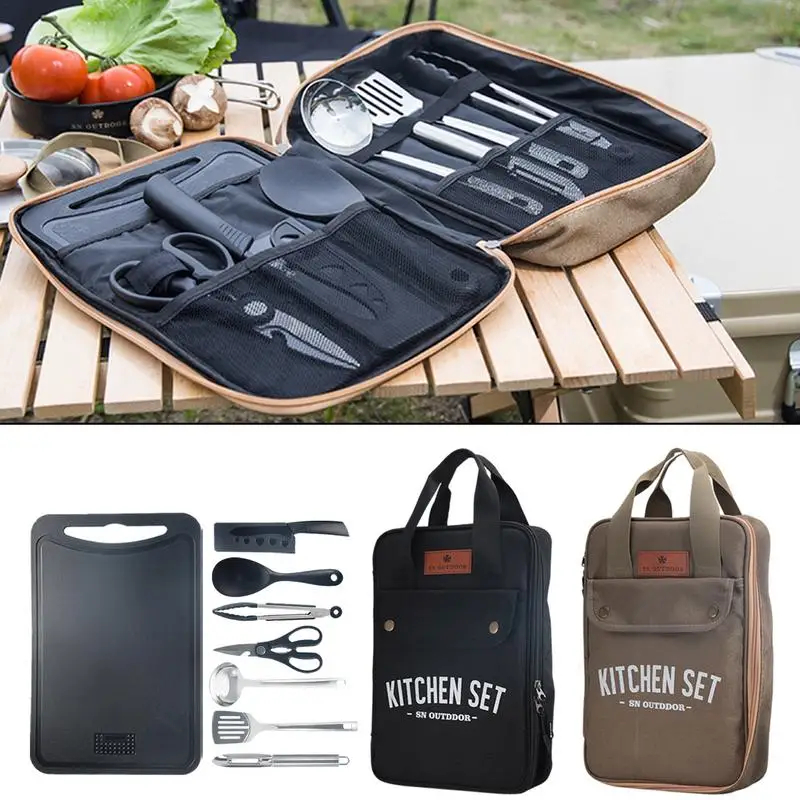 Camping Cooking Gadgets - Juego de Utensilios de Cocina para