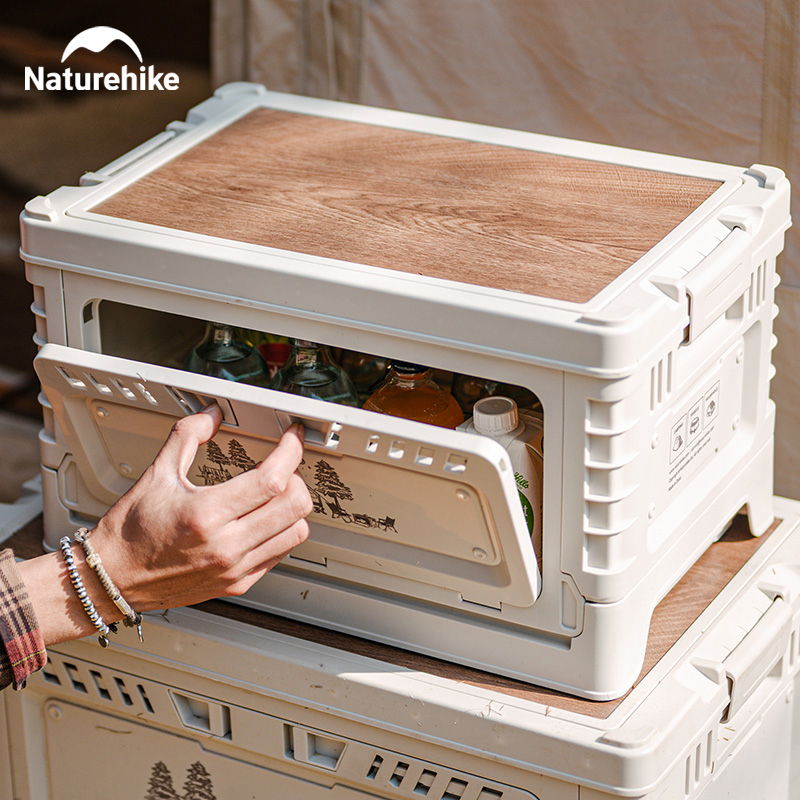 Camping Cooking Table - Naturehike-caja de almacenamiento plegable de gran