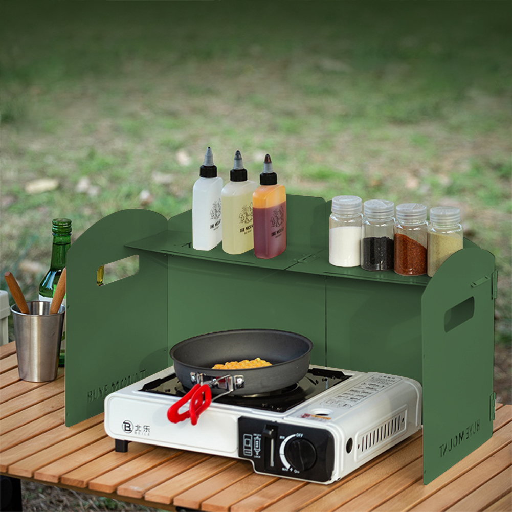 Camping Cooking Easy - Pantalla plegable a prueba de viento