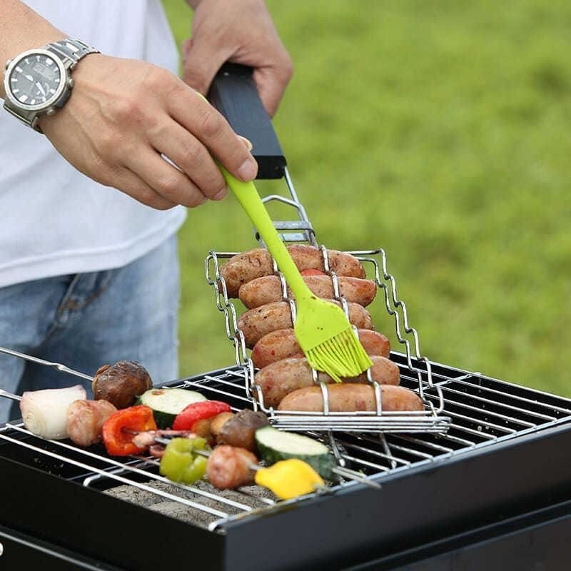 Camping Cooking Easy - Parrilla de barbacoa portátil para acampar,