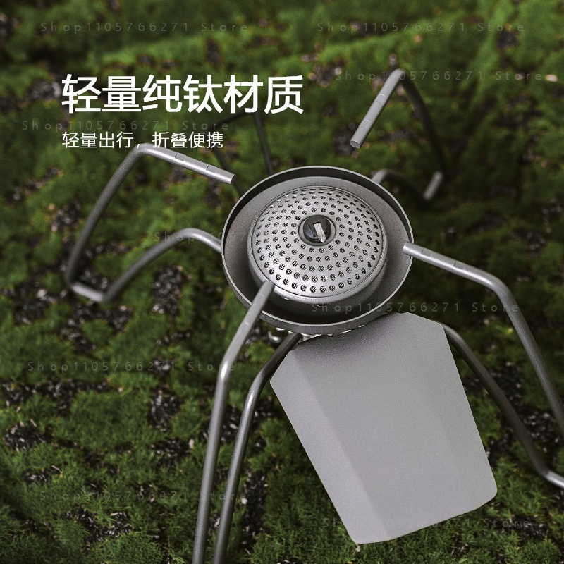 Camping Cooking Gas - Estufa Spider con Microregulador, Gas Portátil
