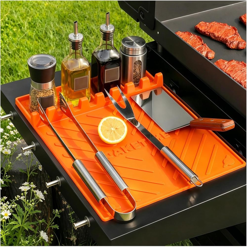Camping Cooking Area - Tapetes de Silicona para Parrilla o
