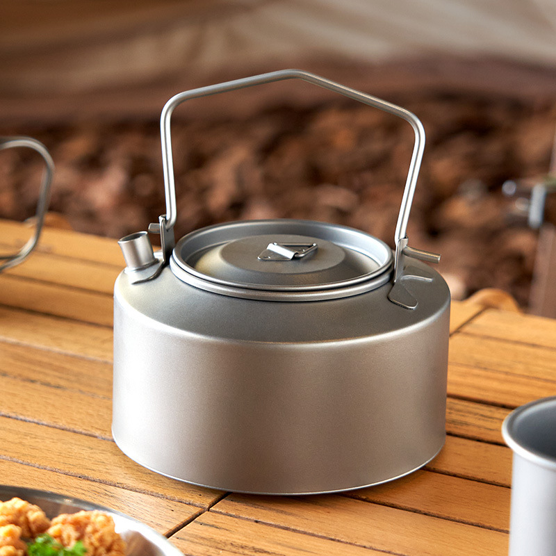 Camping Cooking Kettle - Hervidor de agua para acampar, hervidor