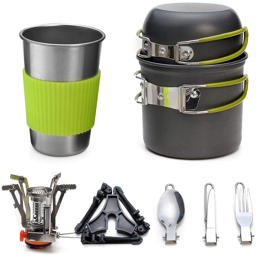 Camping Cooking Gadgets - Kit de utensilios de cocina para