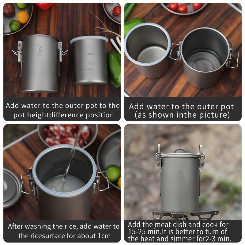Olla para Arroz KEITH de Titan - Camping Cooking Gadgets reseña y precio