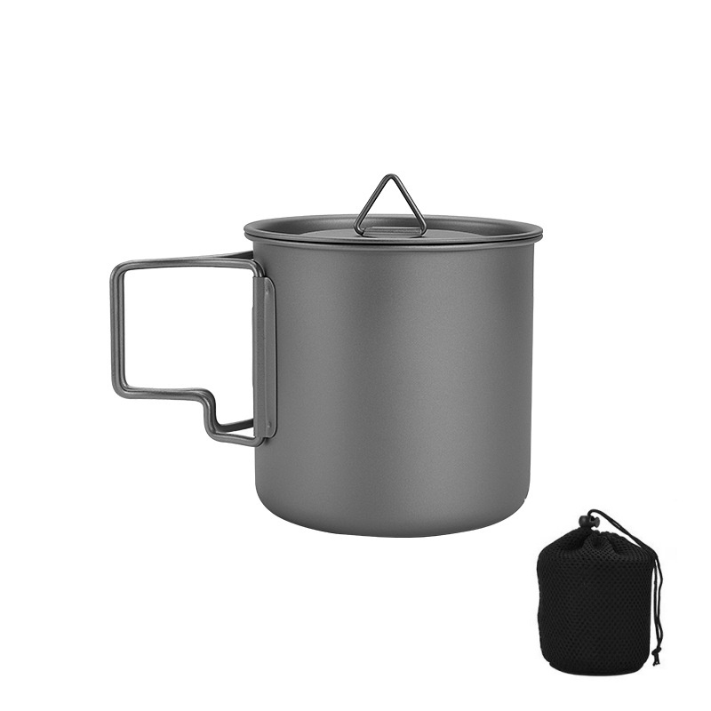 Taza de camping de titanio con - Camping Cooking Gadgets reseña y precio