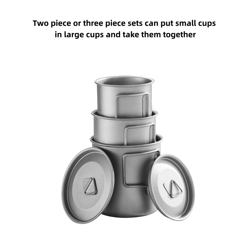 Taza de camping de titanio con - Camping Cooking Gadgets reseña y precio