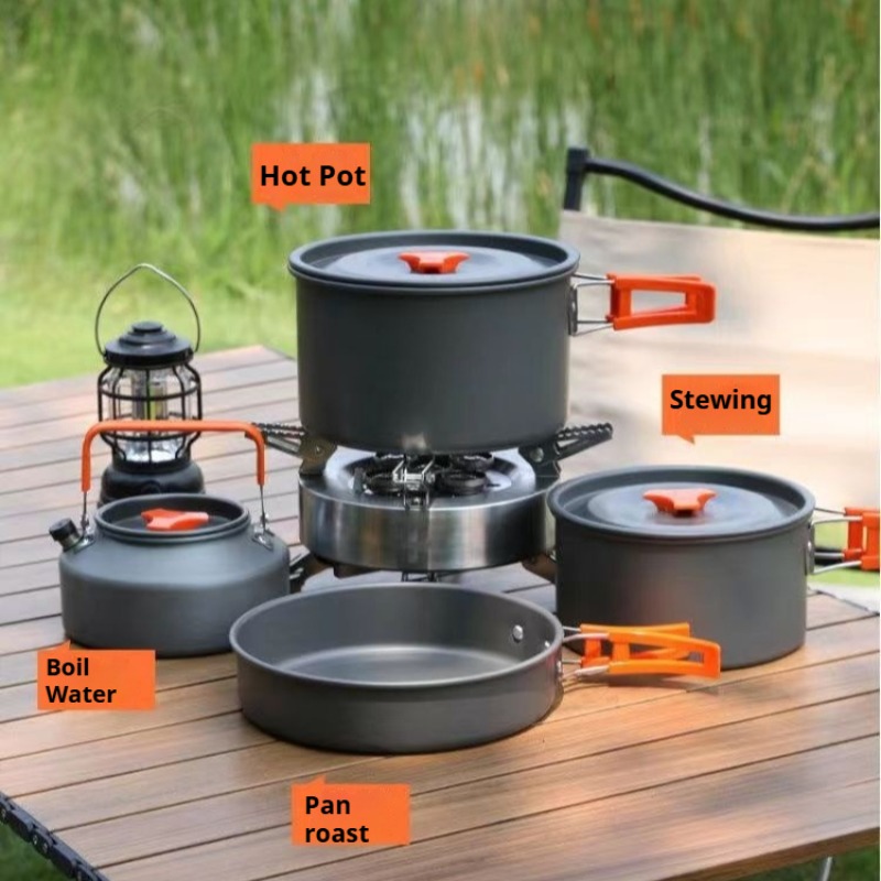 Olla portátil de gran capacida - Camping Cooking Easy reseña y precio