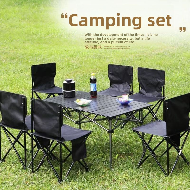 Juego Completo de Mesas y Sill - Camping Cooking Easy reseña y precio