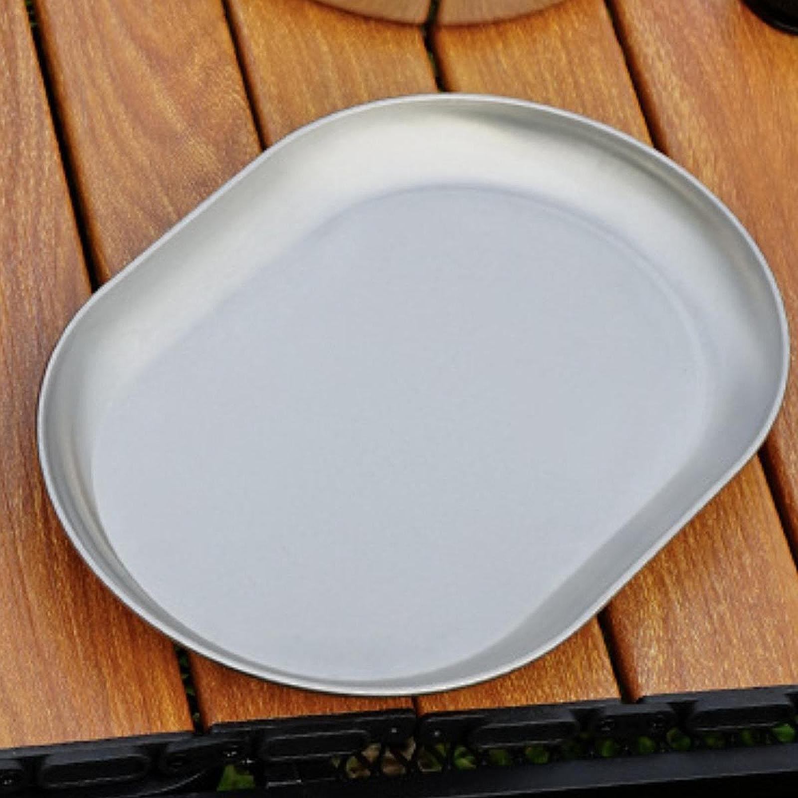 Plato de Camping de Acero Inox - Camping Cooking Easy reseña y precio