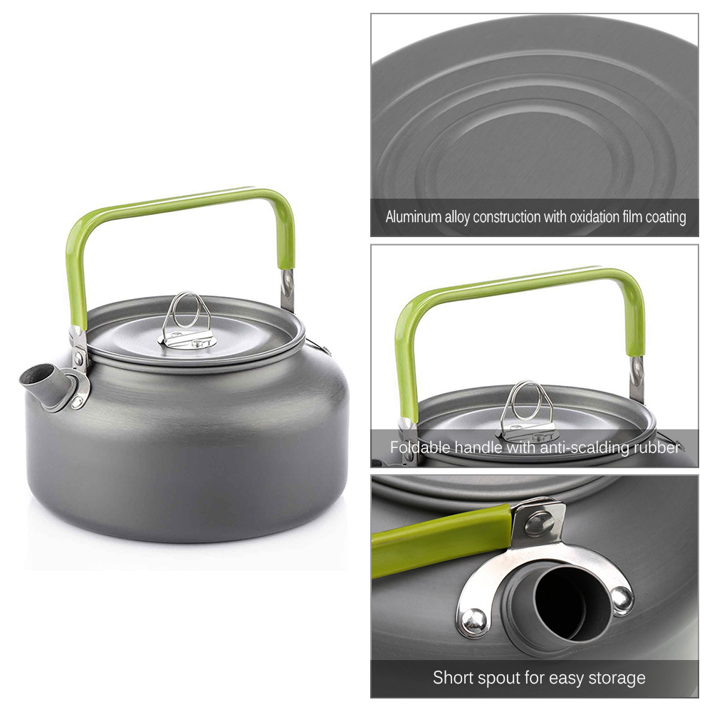 Hervidor de agua portátil para - Camping Cooking Kettle reseña y precio