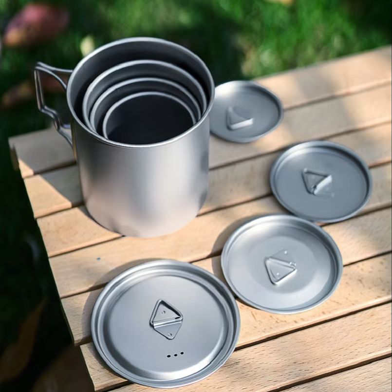 Nuevo Tazas de titanio para ac - Camping Cooking Handle reseña y precio