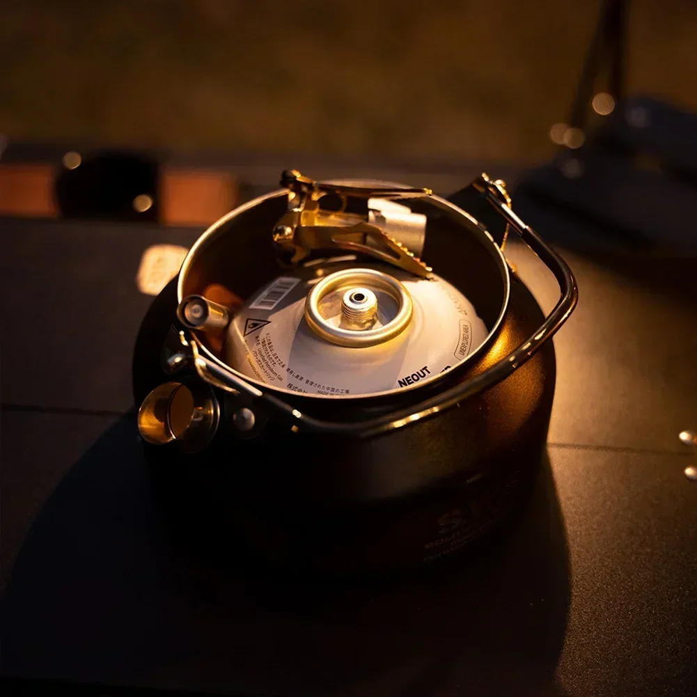 Hervidor de acero inoxidable d - Camping Cooking Kettle reseña y precio