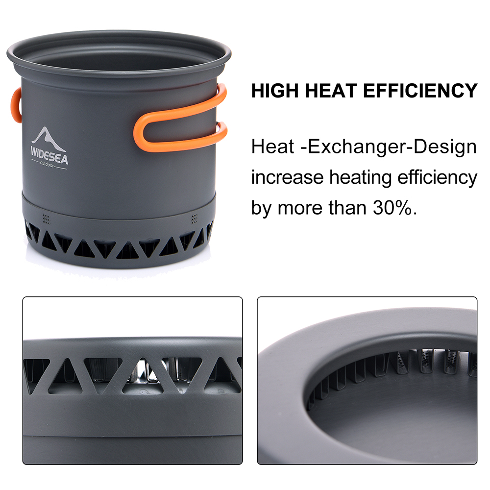 Widesea-olla de Camping de 1,3 - Camping Cooking Set Jetboil reseña y precio