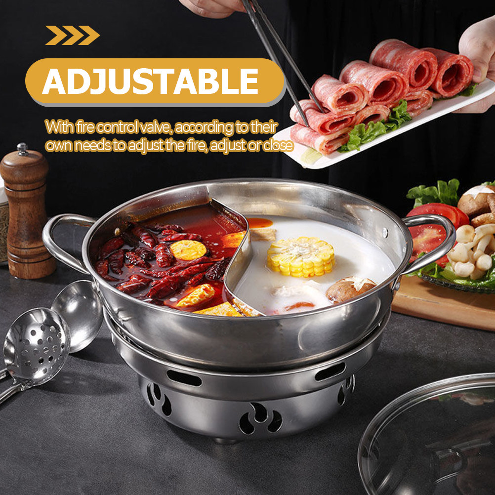 Estufa portátil a prueba de vi - Camping Lightweight Cooking Pot reseña y precio