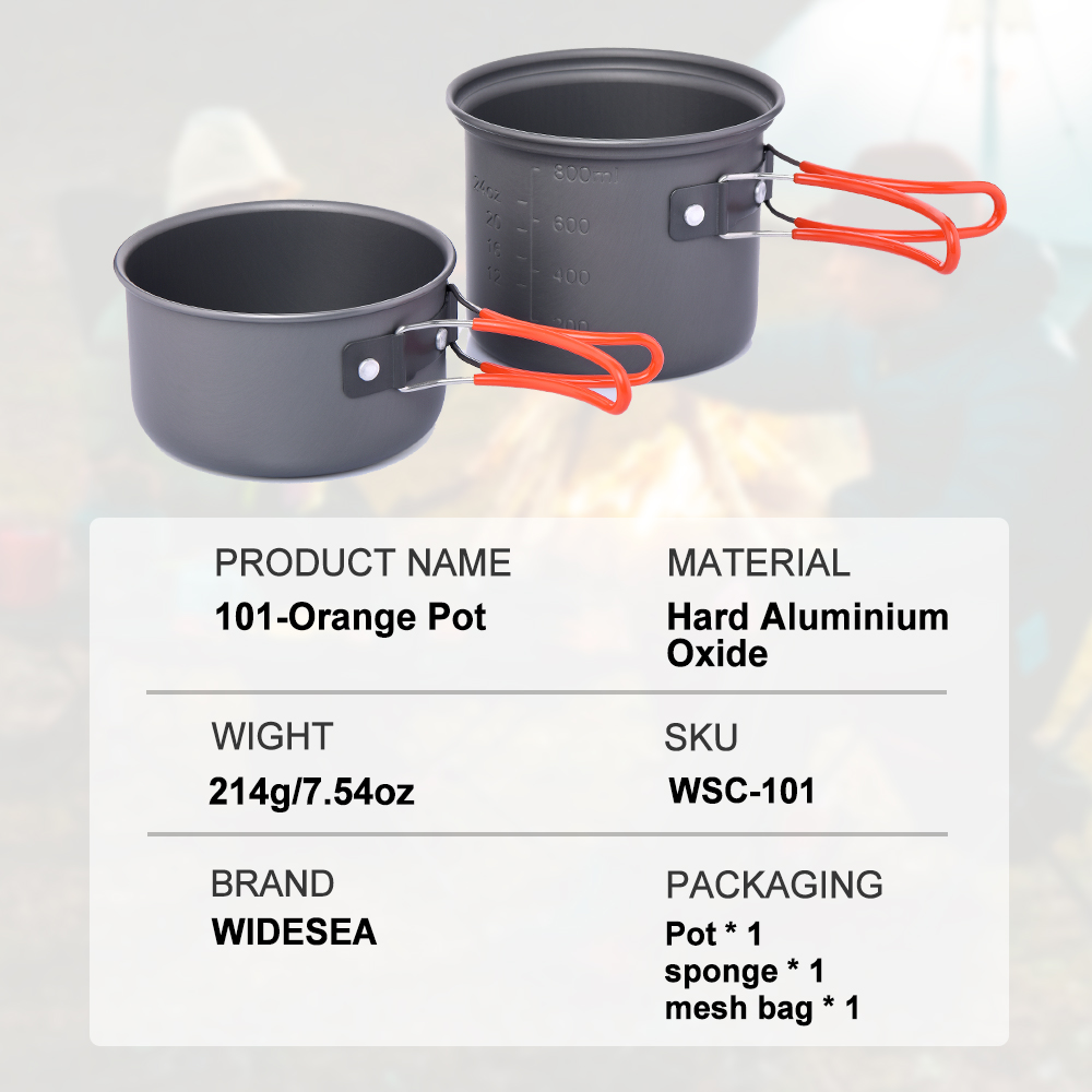 Widesea camping tableware outd - Camping Cooking And Eating Set reseña y precio