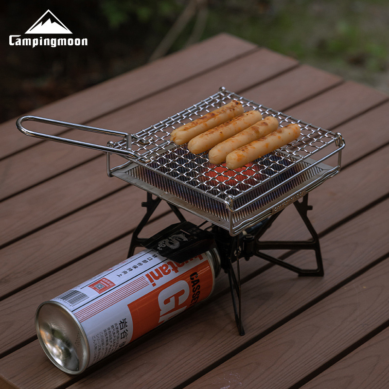 CAMPINGMOON Rejilla Plegable d - Camping Cooking Fuel reseña y precio