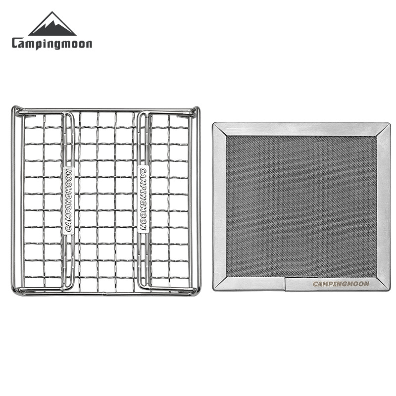 CAMPINGMOON Rejilla Plegable d - Camping Cooking Fuel reseña y precio