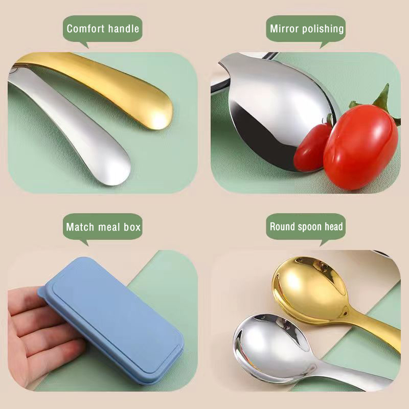 Mini cuchara, tenedor, vajilla - Camping Cooking And Eating Set reseña y precio