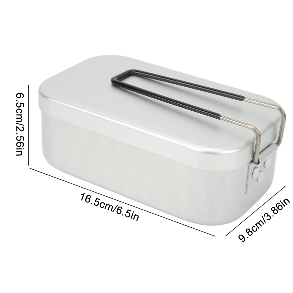 Fiambreras de aluminio de 800M - Camping Cooking Utensils Kit reseña y precio