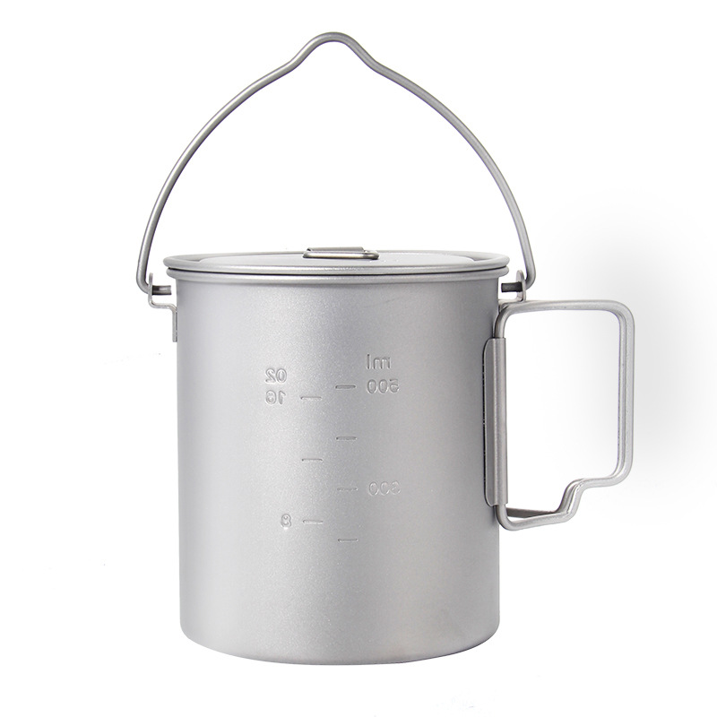 Olla de titanio para Picnic al - Camping Cooking Utensils Kit reseña y precio