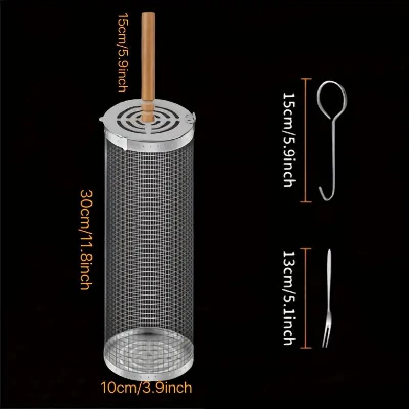 Cesta de acero inoxidable para - Camping Cooking Area reseña y precio