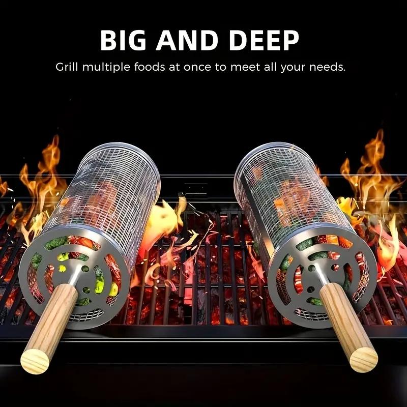 Cesta de acero inoxidable para - Camping Cooking Area reseña y precio