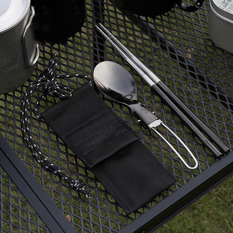 Palillos de cuchara plegables  - Camping Cooking And Eating Set reseña y precio