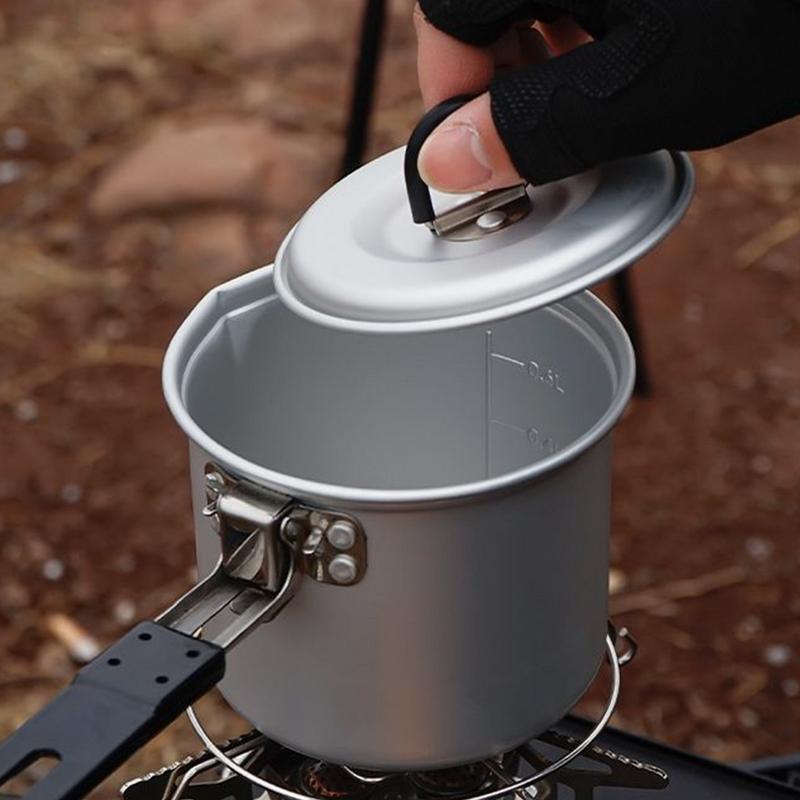 Olla plegable para acampar, ol - Camping Lightweight Cooking Pot reseña y precio