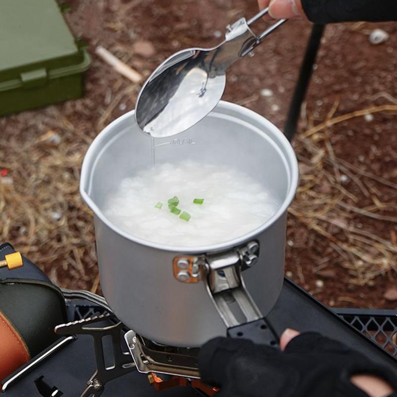 Olla plegable para acampar, ol - Camping Lightweight Cooking Pot reseña y precio