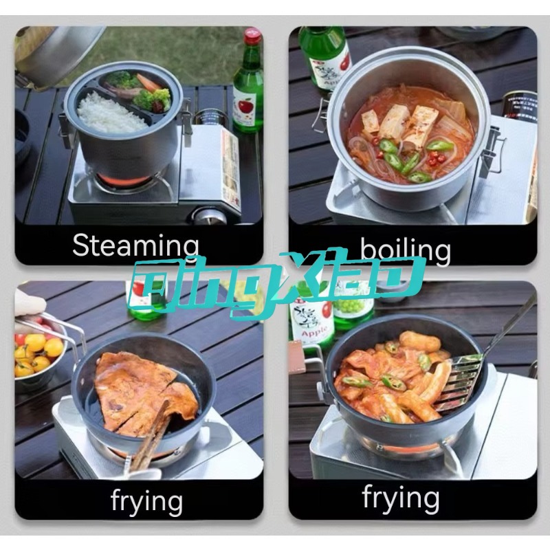 Olla Multifuncional de Acero I - Camping Cooking Area reseña y precio