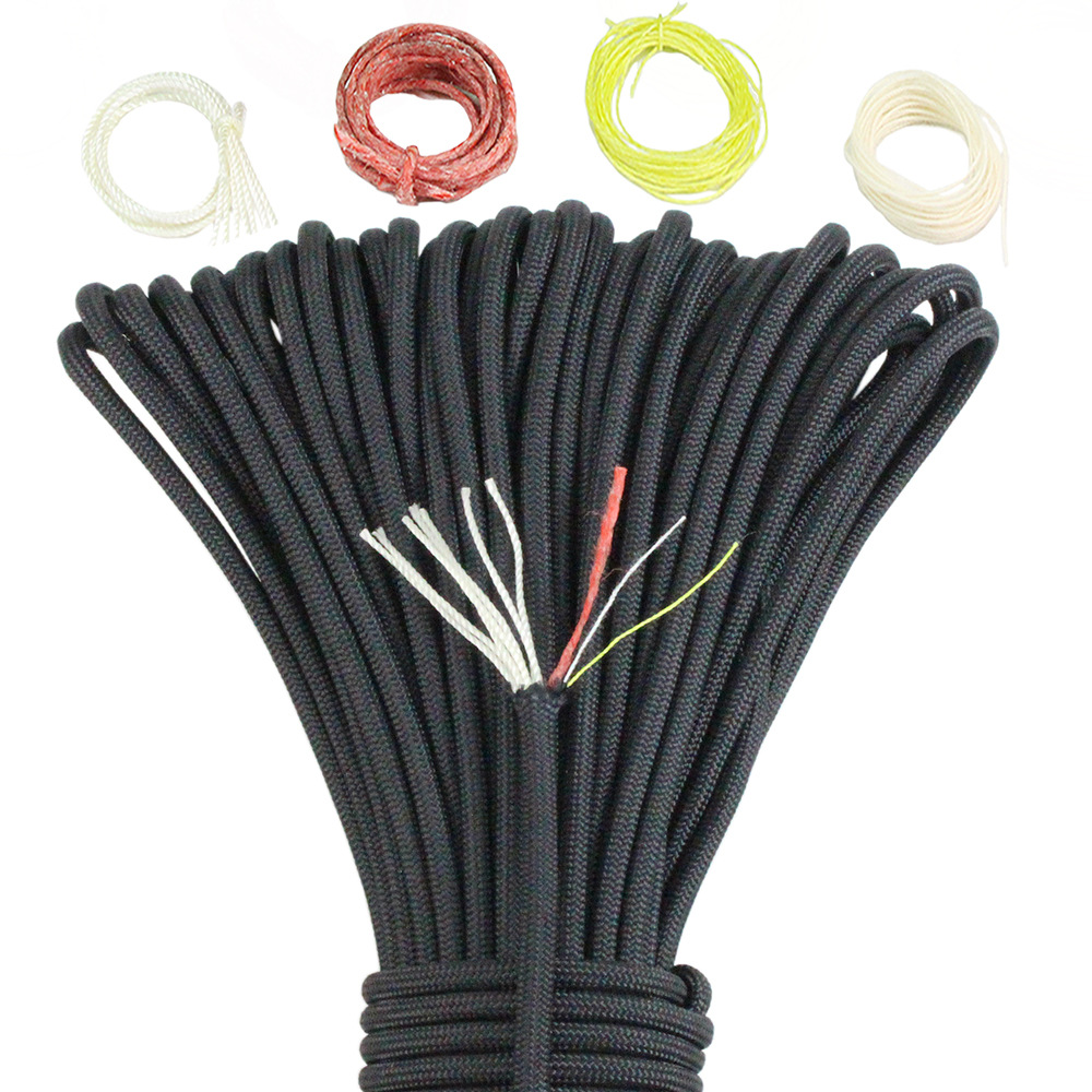 Paracord 550 de 10 núcleos, he - Camping Cooking Fire reseña y precio