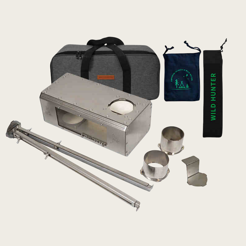 Estufa de Leña para Camping co - Camping Cooking Area reseña y precio