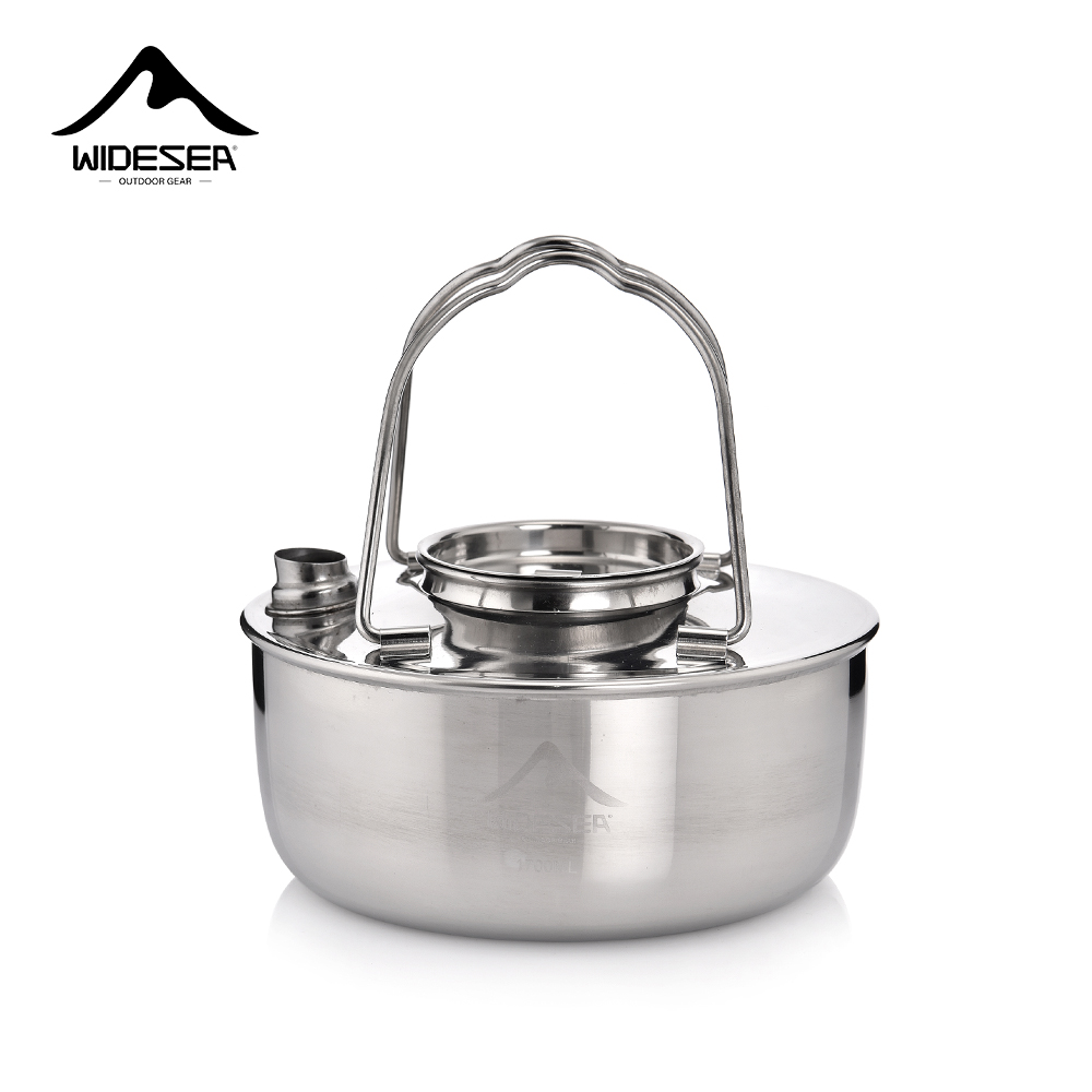 Widesea Camping al aire libre  - Camping Cooking Kettle reseña y precio