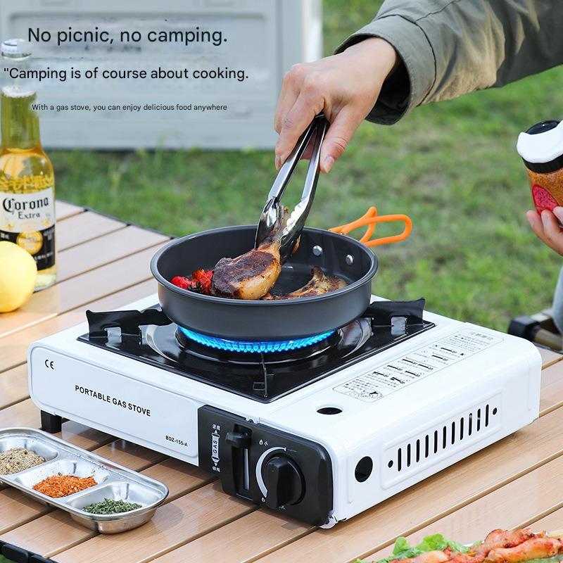 Estufa de Cassette portátil pa - Camping Lightweight Cooking Pot reseña y precio