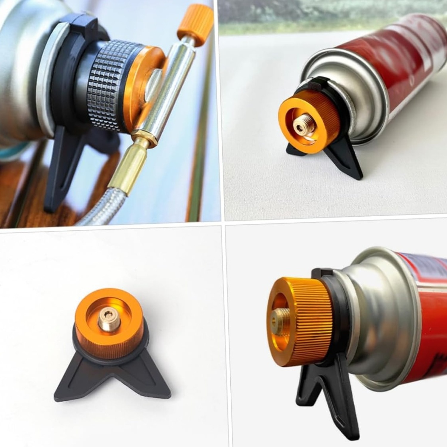 Adaptador de Tanque de Propano - Camping Cooking Gas reseña y precio