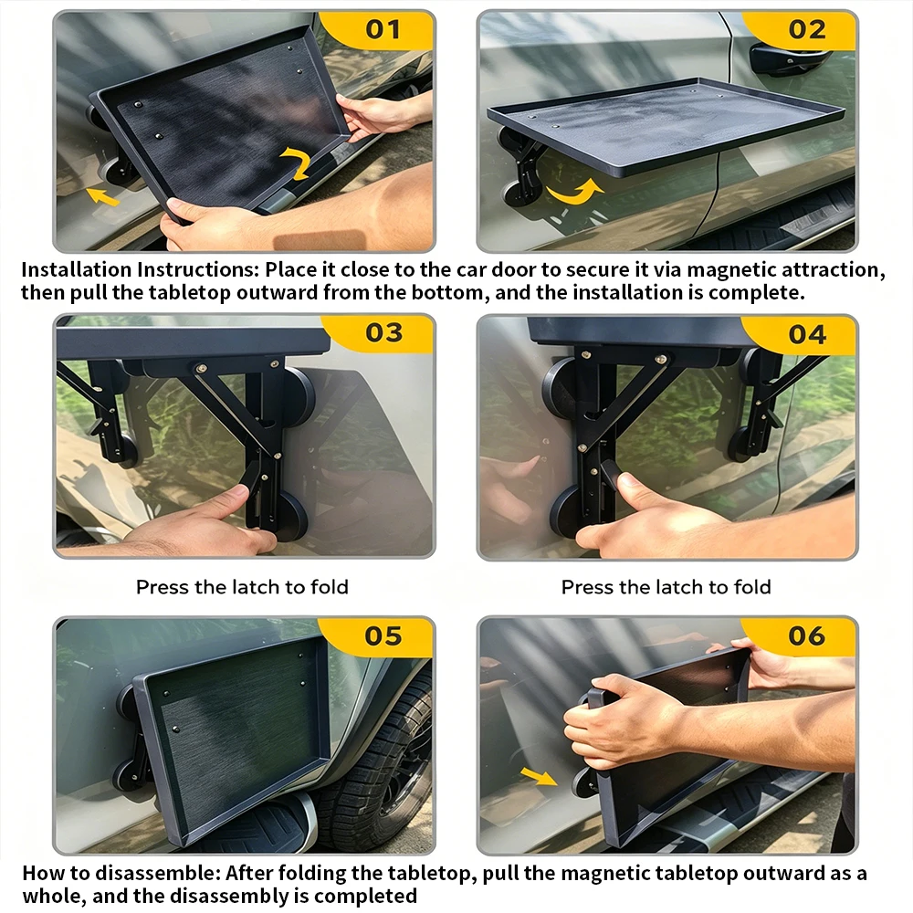 Bandeja Plegable para Puerta L - Camping Cooking Gadgets reseña y precio
