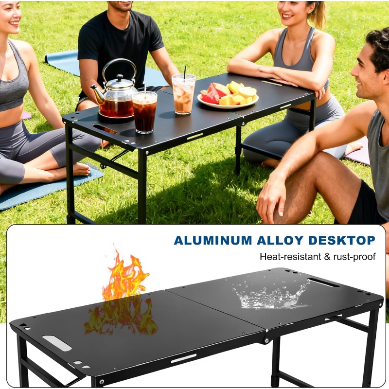 Mesa de Camping Plegable y Aju - Camping Cooking Table reseña y precio