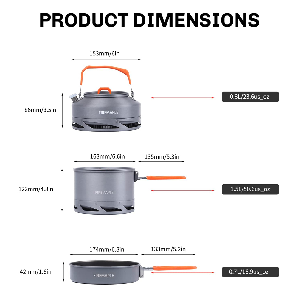 Fire Maple utensilios Camping  - Camping Cooking Set Jetboil reseña y precio