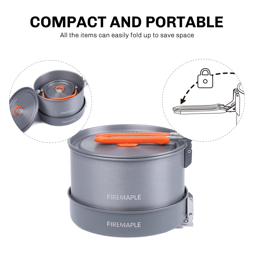 Fire Maple utensilios Camping  - Camping Cooking Set Jetboil reseña y precio