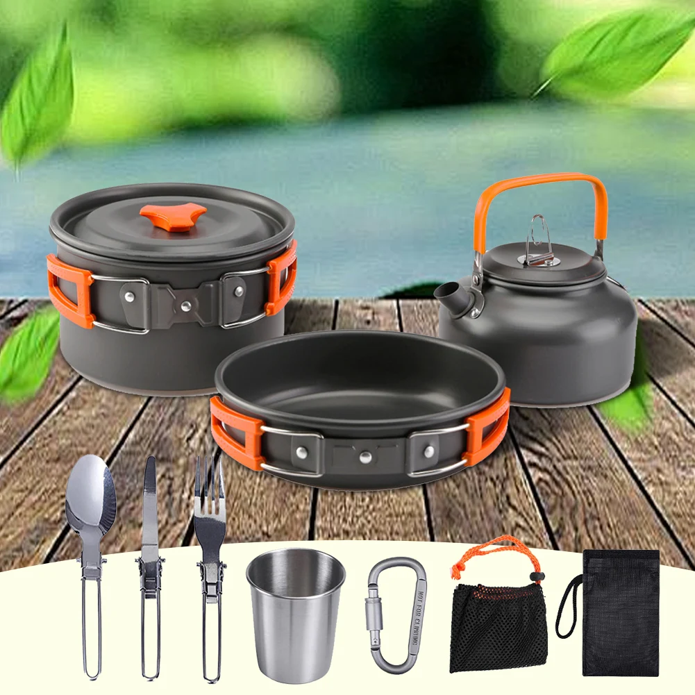 Kit de utensilios de cocina pa - Camping Cooking Kettle reseña y precio