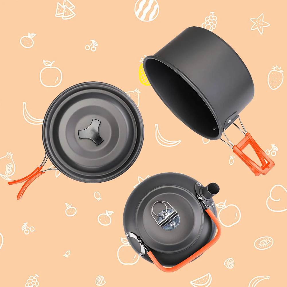 Kit de utensilios de cocina pa - Camping Cooking Kettle reseña y precio