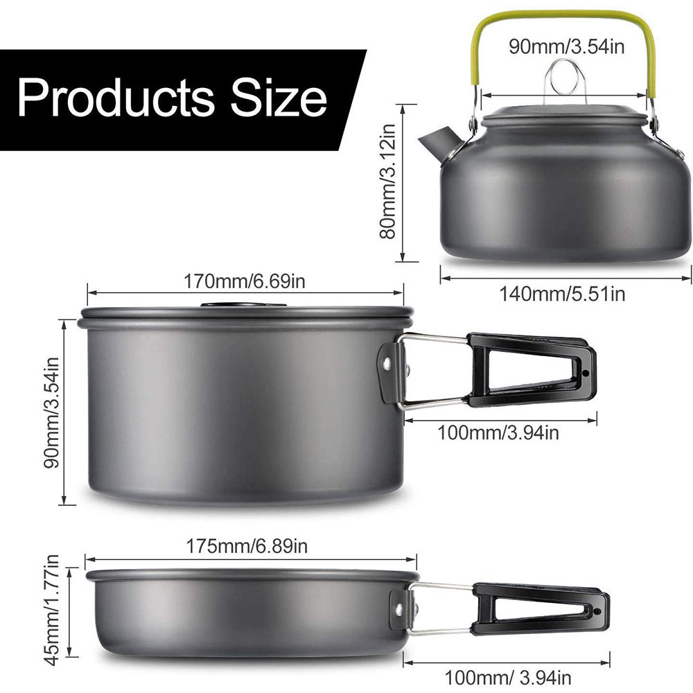 Juego de utensilios de cocina  - Camping Cooking Utensils Kit reseña y precio